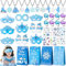 Toyssa Frozen Party Mitgebsel Kindergeburtstag Gastgeschenke Elsa Maske Schneeflocke Halskette Ring Tattoos Kinder Geschenktüten Frozen Prinzessin Give Aways Eiskönigin Party Kindergeburtstag Mädchen