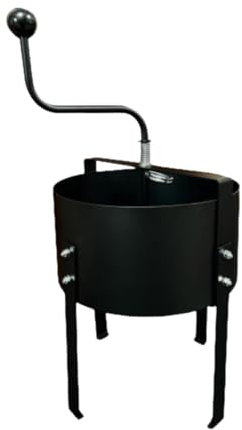 MagiDeal Strumento per setacciare Il Terreno con manovella Rotante, setaccio per vasi da Giardino, setaccio per Compost Multifunzionale, Design ergonomico,