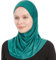 Amira Hijab Kopftuch Damen Muslimisch - Dunkelgrün Instant Kopftuch - Ready To Wear Schal - One Piece Amira Hijab Schal - Kopftücher Für Damen - Moderne Islamische Hidzab Kopftücher (Dunkelgrün)