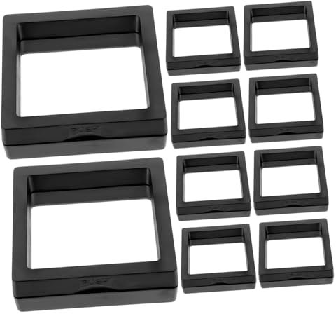 GAROZATION 10stücke Teiliges Transparentes Schmuck Ohrschmuck-aufbewahrung Racks Aus Robustem Material Kompakt Und Stilvoll Zur Organisierten Präsentation Von Ohrringen Und Accessoires