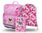 Baagl Schulranzen Jungen Mädchen Set 3 Teilig, Ergo Schultasche für 1. Klasse, Ergonomische Grundschule Ranzen Tornister mit Brustgurt (Pfötchen)