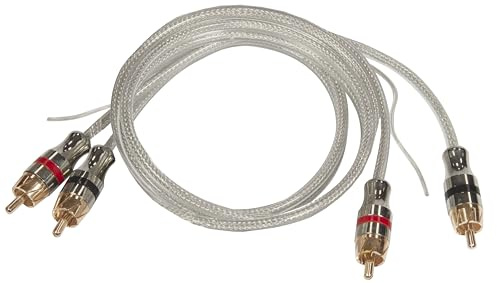 Musway MW0.3RCA - Stereo Cinch RCA Kabel - 0,3 m AUS HOCHLEITFÄHIGEM VOLLKUPFER (99,9% OFC)