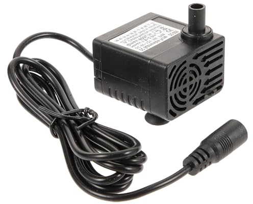 HOMSFOU Dc 808 Solar Tauchpumpe mit 5W Bürstenlosem Motor und 1,5m Förderhöhe für Aquarien Haushaltsanwendungen und Kleine Springbrunnen