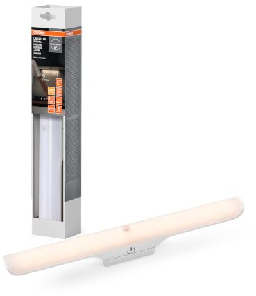 Osram magnetische Sensor-Unterschrankleuchte schwenkbar | Linear LED Swivel Mobile, Ceiling Luminaire, Weiß, 30000 h, 1-Pack
