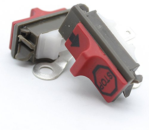 Lot de 2 interrupteurs à bascule marche/arrêt pour tronçonneuse Husqvarna 40 41 42 45 50 51 55 61 66 162