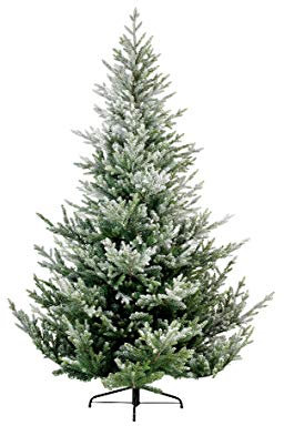 Albero Natale PVC Verde Innevato 240cm