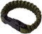 tevenger Paracord Survival Outdoor Armband Steckschließe Pfeife Fallschirmschnur Männer Herren Schmuck Men Bracelet 25cm grün
