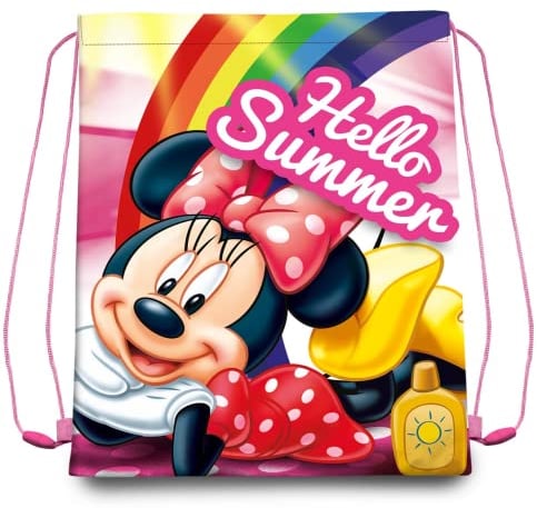 Disney Turnbeutel mit Kordeln, 40 x 30 cm, Minnie Minnie Turnbeutel, 40 cm, Mehrfarbig
