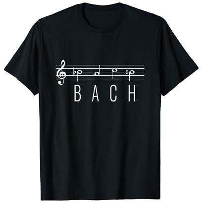 B-A-C-H Johann Sebastian Bach Noten T-Shirt