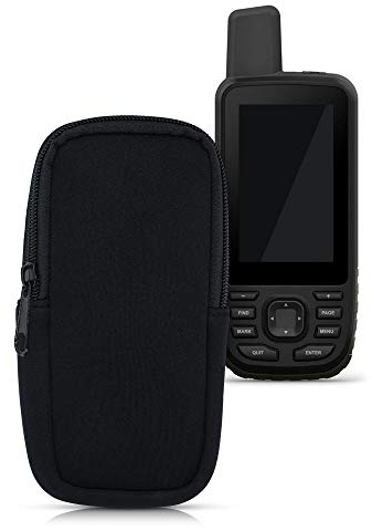 kwmobile Tasche kompatibel mit Garmin GPSMAP 66s / 66st / 66i - GPS Handgerät Neopren Hülle - Schutzcover Navi Schwarz