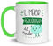 Kembilove Taza de Cerámica Personalizada El Mejor Psicólogo del Mundo – Taza Original para Regalar – para Trabajadores y Profesionales – 350 ml (11 oz)