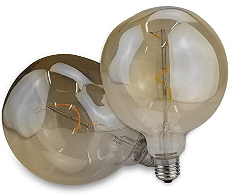LED Deko-Filament Vintage Line 125, E27, 4W ultrawarmweiß, Glas amber, dimmbar