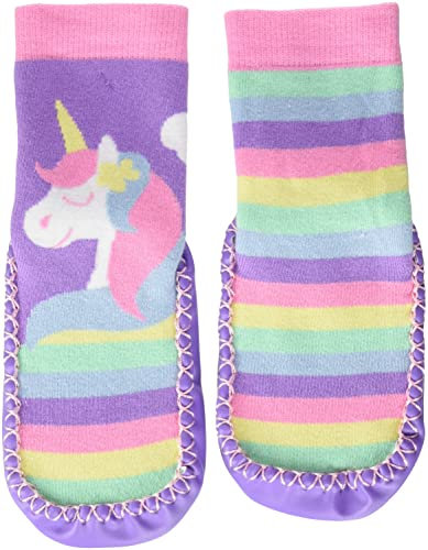 Playshoes Unisex Kinder Unicorn Slipper Shoes Hausschuh, Mehrfarbig, 20/21 EU