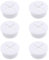 DBOO 6 Pcs Flexible Cable Cord Grommet 25mm / 1 Inch White Desk Hole Grommet Wire Hole Cover Cable Management Wire Organizer Cable Pass Through for Office PC Desk Cable Cord Cover