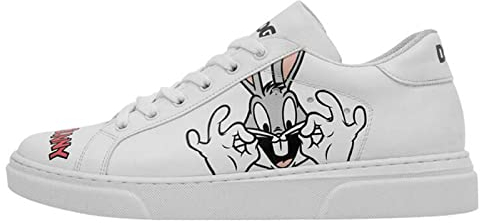 DOGO Femme Ace Sneakers, What S Up Doc Bugs Bunny, 39 EU