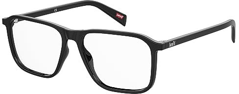 Levi's LV 1035 Pilot Eyeglasses for Men's, 54 mm Size, Black