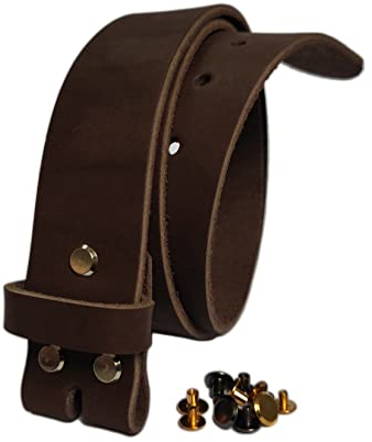 VA Lipskii Leather Herren Bl6577 Gürtel, Braun, 36W