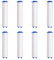 VEGCOO Filtre Pommeau de Douche，8 Pcs Filtre Douche en Coton PP de Douchette Anti-calcaire Amovible pour Douchette (80mm)