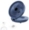 COKEEY Household Dual Purpose Kitchen Fan, USB Rechargeable Wall Hanging Fan, Small Desk Fans, 3 Speed Foldable Desk Wall Mount Fans for Bedroom,Office, Kitchen,Yoga (Blue-1PCS)