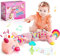 Toyzey Baby Spielzeug 0-6 Monate, Geschenk Baby 0-6 Monate Montessori Spielzeug Baby 0-6 Monate Einhorn Spielzeug Jungen Mädchen Sensorisches Spielzeug Baby 0-6 Monate Musical Raupe Baby Geschenk