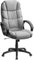 SONGMICS Bürostuhl, Gaming Stuhl, Schreibtischstuhl, Chefsessel, ergonomisch, drehbar und höhenverstellbar, mit Rollen, taubengrau OBG024G01