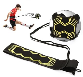 xuntuo Football Kick Trainer Soccer Training Football Training Equipment for Kids and Adults Hands Free Solo Practice