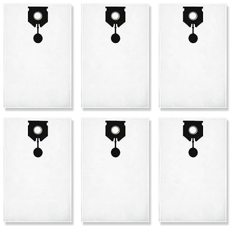 6X Staubsaugerbeutel Kompatibel mit Kärcher NT 30/1 Ap L, NT 30/1 Ap Te L, NT 30/1 Tact L, NT 30/1 Tact Te L, NT 30/1 Tact Te M, 2.889-154.0
