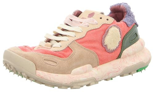 Satorisan - Chacrona Linen - Scarpe Casual Donna - Sneakers Vintage Cuero y Lino Sostenibili, Confortevoli e Durevole - Colore Blush Pink - Taglia 40