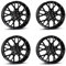 4x Borbet Felgen BY 8x18 ET30 5x112 black matt kompatibel mit Mercedes A B C CLA CLK E GLA GLB GLC GLK S SLC SLK