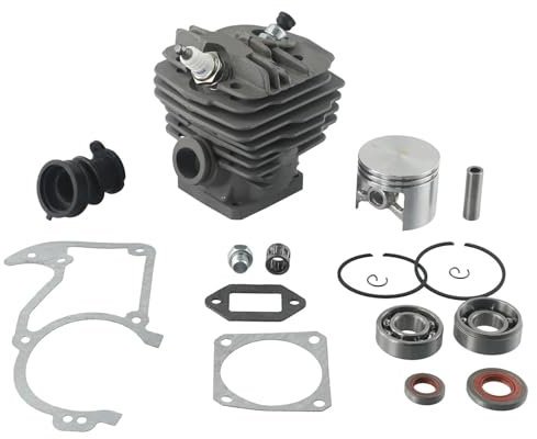 DAIHAOEE Set Cilindro for impieghi gravosi, Kit Cilindro pistone con alesaggio da 48 mm for Uso Professionale con motoseghe St-ihl 034 AV Super 036 MS360