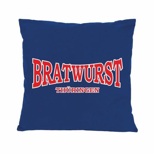 Spaß Kostet Kissen mit Spruch und Füllung Dekokissen Bratwurst Thüringen