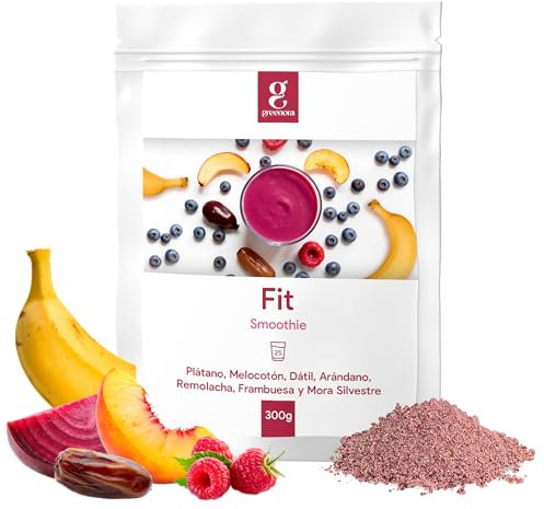 GREENORA Smoothie Bowl Fruchtpulver Gefriergetrocknete Vegan. Banane Pfirsich Heidelbeere Himbeere Rote Beete Maulbeeren Trockenobst Powder 300 g