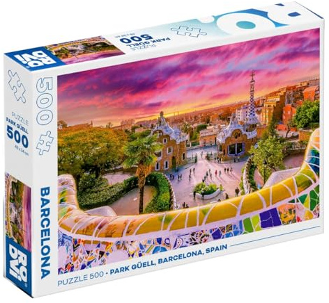 Roovi Puzzle Landscapes by Day- Barcelona - Spain 500 Pieces