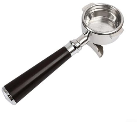 58Mm 3 Ear Portafilter, Coffee Machine Bottom Filtered Dual Spout, Hygienic Bottomless Portafilter For E61 Expobar Coffee Machines