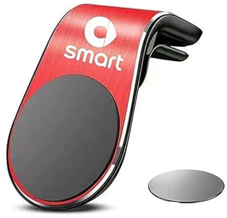 GPKFOLQM Handyhalterung Auto, für Smart Fortwo Forfour 450 451 452 453 454 EQ Drehbar Handy Halterung Lüftung KFZ Halterungen Kratzschutz Rutschfestes KFZ Handy Halterung,A