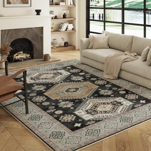Decoranddecor Persian Rugs Living Room 160x230cm Washable Non-Slip
