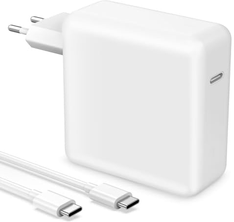 Mac Book Pro Ladekabel 67W Mac Book Ladegerät USB C - kompatibel mit Mac Book Air 13 14 15 16Zoll 2024 2023 2022 2021 2020, M1 M2 M3, iPad und alle USB-C Geräte Schnell Netzteil mit 2M/6.6Ft ladekabel