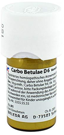 CARBO BETULAE D 6 Trituration 20 g