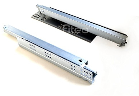 1 Pair x Soft Close Undermounting Full Extension Runners / Slides (1 Pair - 350mm)