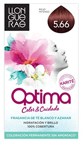 LLONGUERAS OPTIMA tinte Rojo Oscuro Intenso Nº 5,66 caja 1 ud