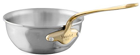 Mauviel1830 'cook Lipped, Curved Frying Pan Diameter:, Stainless Steel, 16 cm