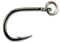 Mustad UltraPoint R10827BLN Ringed Hoodlum Live Bait Fishing Hook (Pack of 6), Black Nickel, Size 1/0