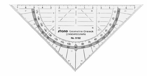 Geodreieck unzerbrechlich 16cm