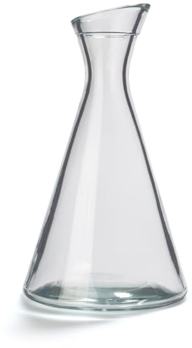 Stölzle Oberglas Glaskaraffe Pisa / 6er Set Karaffe 0,5L mit Schräghals/Hochwertige Karaffe Glas geeignet als Wasserkaraffe, Karaffe für Limonade, Weinkaraffe
