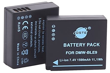DSTE 2-Pack NP-40 Ersatz Batterie Akku for Casio NP-40DBA NP-40DCA Exilim EX-FC100 EX-FC100WE EX-FC150 EX-FC150BK EX-FC150RD EX-FC160S EX-Z400 EX-P505 EX-P600 EX-P700 Kamera