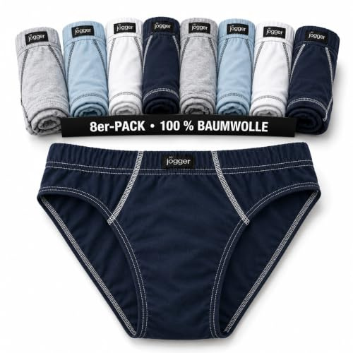 Le Jogger Jungen Slips Unterhosen, Kinder, 8er Pack