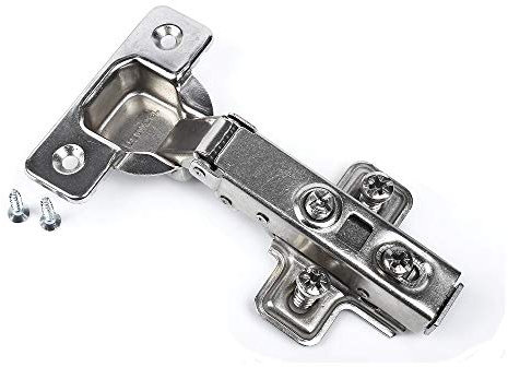 FURNICA 2x Soft Close Cabinet Hinge + Euro and Fixing Screws