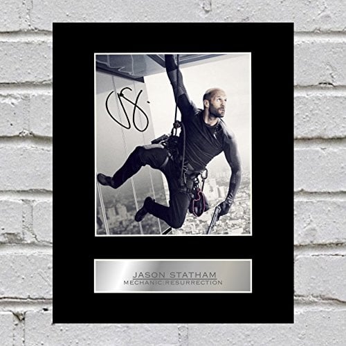 Jason Statham Fotodruck mit Autogramm, Resurrection, mit Passepartout