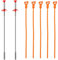 SENHAI 7er-Pack Kalbaggeug,20 Zoll Haarablauf Clog Rmovief Auger Reinigungs-Tool (2 Edelstahl und 5 Kunststoff)