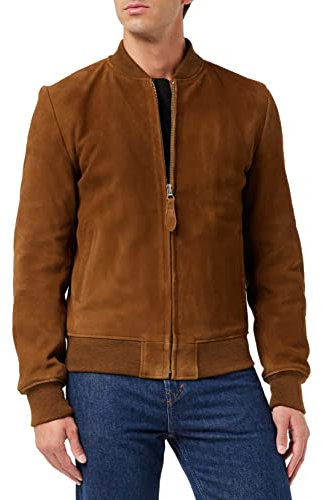 Schott NYC Lc3017 Giacca, Marrone (Rust Rust), XL Uomo